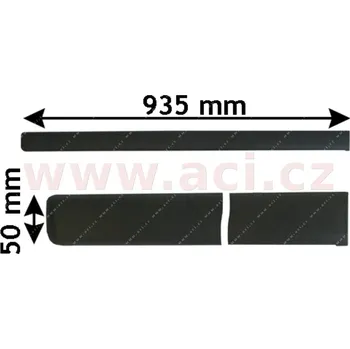 Lišta karosérie Ozdobná / ochranná lišta, dveře VAN WEZEL 1709424
