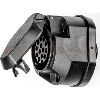 Autodílna zásuvka 13 pin 12V plast + podložka