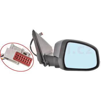 Auto zrcátko Vnější zpětné zrcátko VAN WEZEL 1882808