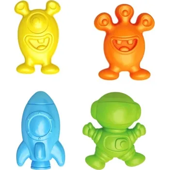 Hračka na písek Bábovičky na pískoviště vesmír 4 ks