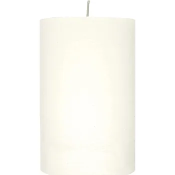 ARÔME Rustikální svíčka 5x10cm Obyčejná barva Champagne