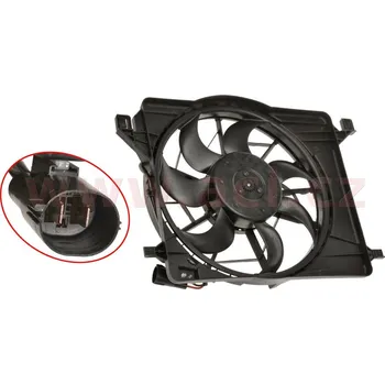 Motor automobilu Větrák, chlazení motoru VAN WEZEL 1863746