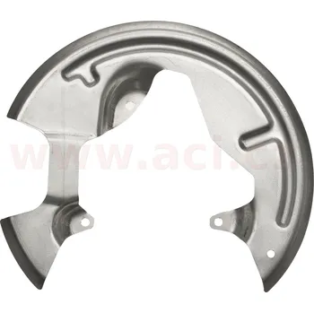 Brzdový kotouč Ochranný plech proti rozstřikování, brzdový kotouč VAN WEZEL 4331372