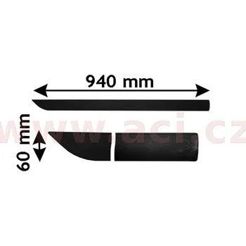Lišta karosérie Ozdobná / ochranná lišta, dveře VAN WEZEL 1858423