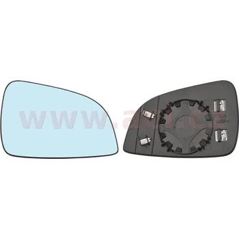 Auto-moto Sklo do zrcátka, vnější zrcátko VAN WEZEL 3748838