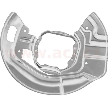 Brzdový kotouč Ochranný plech proti rozstřikování, brzdový kotouč VAN WEZEL 0639376