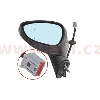 Auto zrcátko Vnější zpětné zrcátko VAN WEZEL 1808817