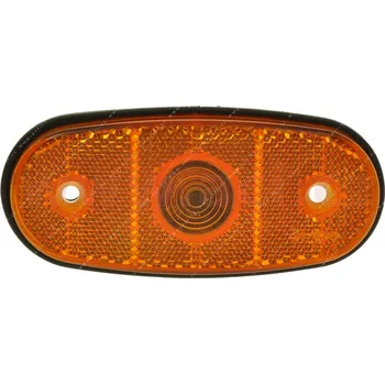 Osvětlení automobilu boční poziční světlo oválné oranžové pro žárovku W5W 12/24V TRUCK L=P