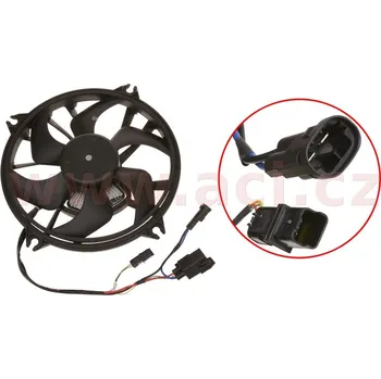 Motor automobilu Větrák, chlazení motoru VAN WEZEL 4060747