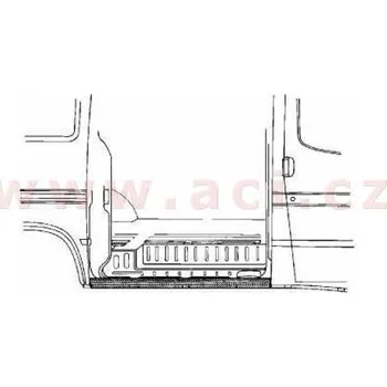 Karosérie Nástupní panel VAN WEZEL 1895110