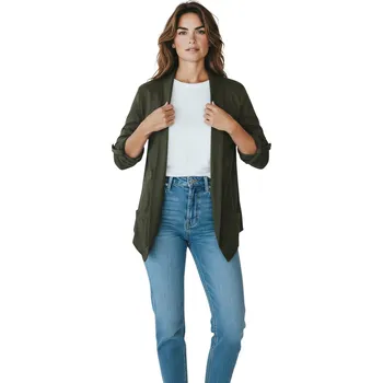 Dámská tunika SASA fashion Dámský cardigan MICHAELA Barva: Olivová