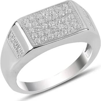 Prsten Olivie Pánský stříbrný prsten 3730 Velikost prstenů: 9 (EU: 59-61) Ag 925; ≤ 6,9 g.