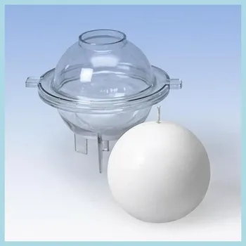 Výroba svíčky Polykarbonátová forma Koule 100 (Forma na výrobu svíček)