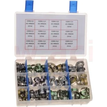 Nářadí pro automobil sada bezšroubových spon (150 ks) NORMACLAMP COBRA - výroba Německo