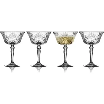 Sklenice Sada sklenic na šampaňské Lyngby Melodia 260 ml 4-pack 33655 průhledná TSP