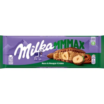 Čokoláda Milka s oříškovou a nugátovou náplní 300 g