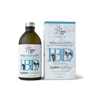 HIFAS VETERINARY S.L. HIFAS Gut and Brain Pet 250ml Komplexní podpora trávení a nervové soustavy pro psy a kočky