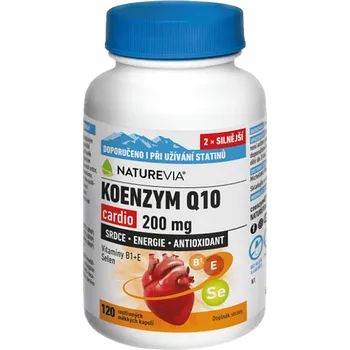 Přírodní produkt NatureVia Koenzym Q10 Cardio 200 mg