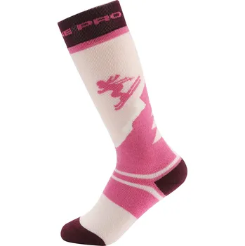 Dámské ponožky ALPINE PRO - SKYRO DĚTSKÉ LYŽAŘSKÉ PODKOLENKY Z MERINO WOOL