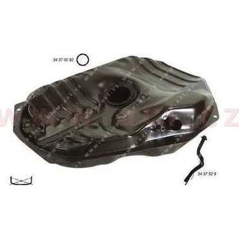 Palivová nádrž 86- nádrž 60l benzín (kulatý otvor)