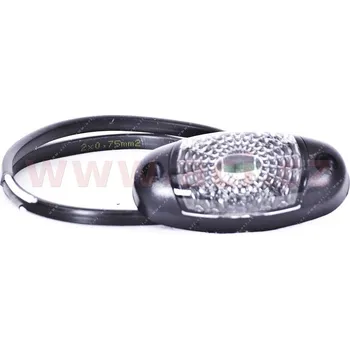 Osvětlení automobilu poziční světlo LED oválné bílé (72x45 mm) 12/24V