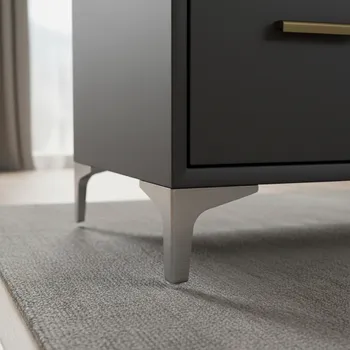 Nábytkové kování Interex Nábytková nožka SANDER / Nerez 100 mm