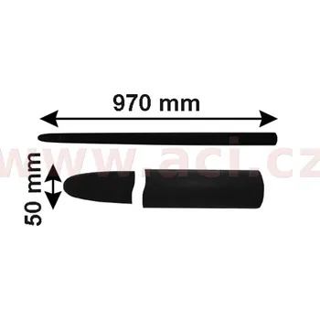 Lišta karosérie 5/97- boční lišta předních dveří 5dv. L