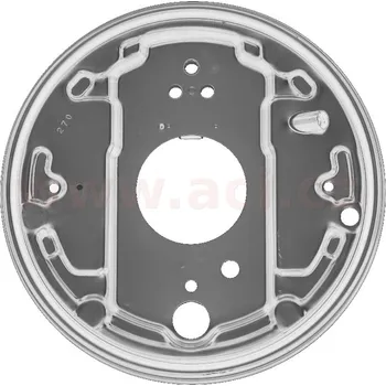 Brzdový kotouč Ochranný plech proti rozstřikování, brzdový kotouč VAN WEZEL 5870374