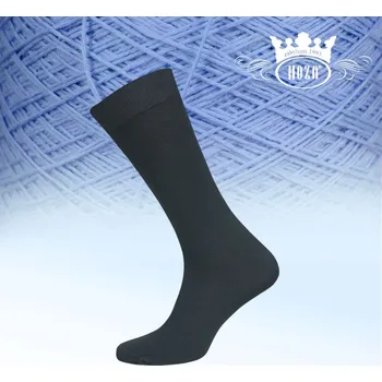 Pánské ponožky Pánské ponožky HOZA hladké, 100% bavlna - šedý balíček - H011F od 59,9kč /1pár Pánské ponožky: 43-46, Barva: antracit