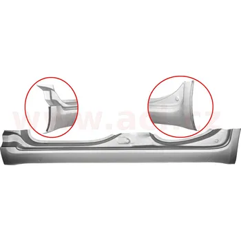 Prah karosérie Nástupní panel VAN WEZEL 1607103