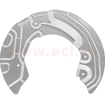 Brzdový kotouč Ochranný plech proti rozstřikování, brzdový kotouč VAN WEZEL 0627372