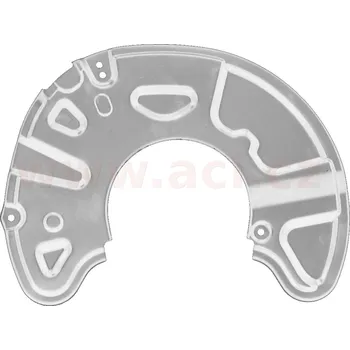 Brzdový kotouč Ochranný plech proti rozstřikování, brzdový kotouč VAN WEZEL 3097371