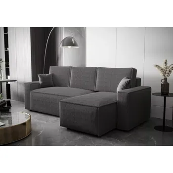 Sedací souprava Rozkládací rohová sedačka ADRIANA 237x140 šedá