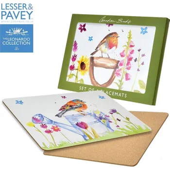 prostírání Prostírání korkové 4 ks Ptáček zahradník