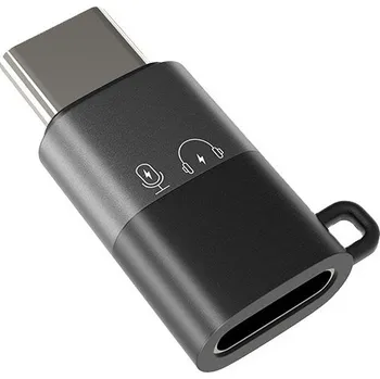 Datový kabel Adaptér USB-C na 8pinový Lightning (iphone ) Sluchátka, mikrofon, nabíjení