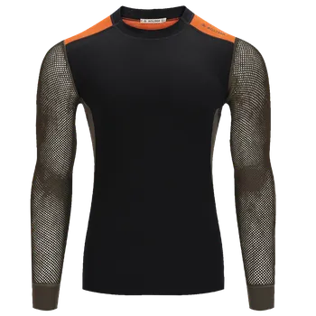 Aclima WoolNet Hiking Crew Neck shirt Men Velikost: M, Barva: černá