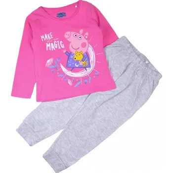Dívčí pyžamo Dívčí pyžamo růžové - Peppa Pig, vel. 116