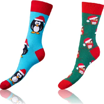 Bellinda - veselé ponožky CRAZY 2x - Vánoce/39-42