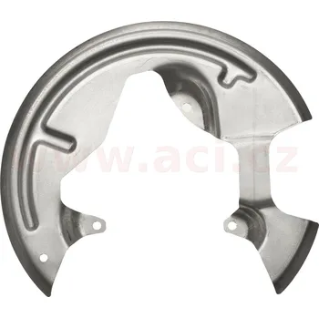 Brzdový kotouč Ochranný plech proti rozstřikování, brzdový kotouč VAN WEZEL 4331371