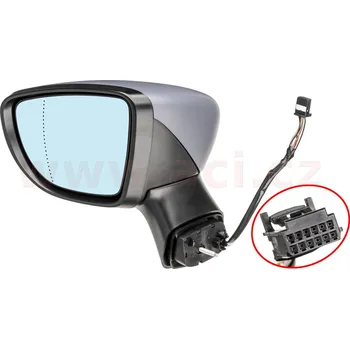 Auto zrcátko Vnější zpětné zrcátko VAN WEZEL 4384807