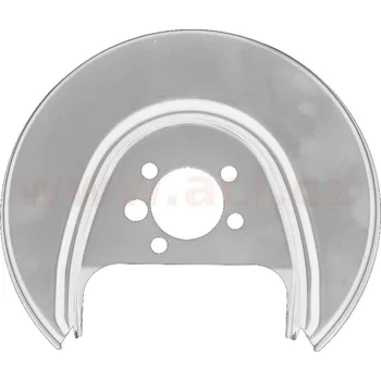 Brzdový kotouč Ochranný plech proti rozstřikování, brzdový kotouč VAN WEZEL 5814373