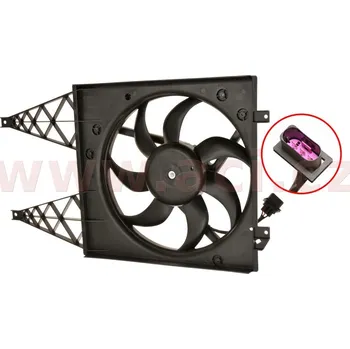 Chladič motoru Větrák, chlazení motoru VAN WEZEL 5827747