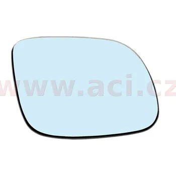 Auto zrcátko sklo zp. zrcátka s plastovým držákem vyhřívané (malé) P