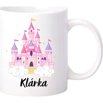 Keramický hrníček Hrad - Červená