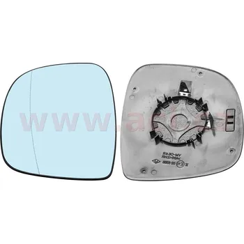 Autosklo Sklo do zrcátka, vnější zrcátko VAN WEZEL 3080833