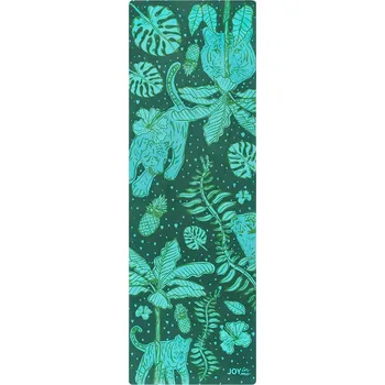 podložka na cvičení Jógová podložka JOYINME Flow Coated jungle green