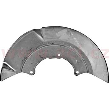 Brzdový kotouč Ochranný plech proti rozstřikování, brzdový kotouč VAN WEZEL 5874371