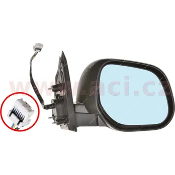 Auto zrcátko Vnější zpětné zrcátko VAN WEZEL 0990808