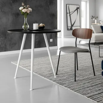 Stolová podnož Interex design Naklápěcí stolová noha CUBIC / Bílá matná 710 mm