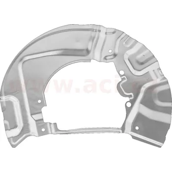 Brzdový kotouč Ochranný plech proti rozstřikování, brzdový kotouč VAN WEZEL 0655371